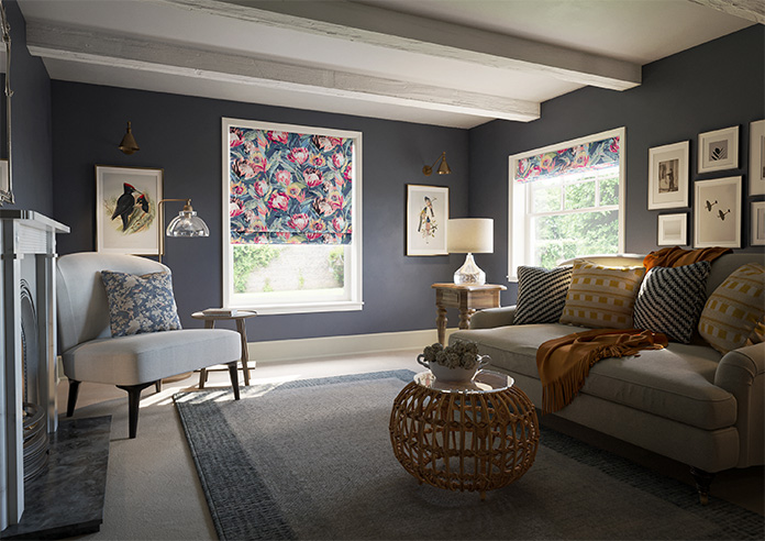 Ophelia, Midnight - Roman Blind - Image 6